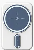High-Capacity 5000mAh Wireless Power Bank with Fast Charging & Magnetic Battery