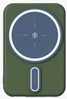 High-Capacity 5000mAh Wireless Power Bank with Fast Charging & Magnetic Battery